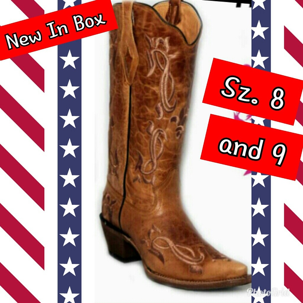 Cowboy Boots Womens Tanner Mark Boots - New In Box